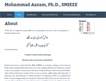 Tablet Screenshot of aazamcs.com